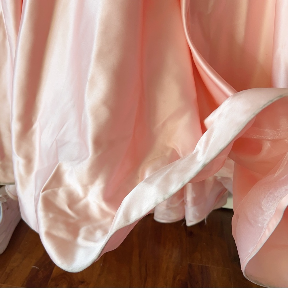 Sherri Hill Light Pink Prom Dress - Picture 6 of 9